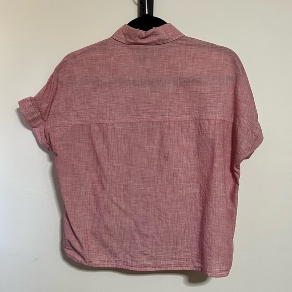Madewell Pink Top Sz Small - Picture 5 of 9